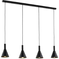 Argon Hänglampa Norte , dimbar, Svart, Vardagsrum / matsal, Metall, Modern, Pendellampa