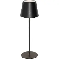 QAZQA Bordslampa svart inkl dimbar och laddningsbar LED IP54 - Murdock