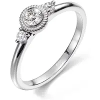 Kalevala Koru Beloved trestens 0.23 ct diamantring vitguld 541000003D170