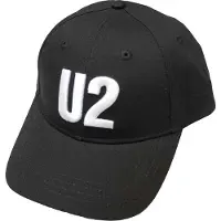 Ginza.se U2: Unisex Baseball Cap/White Logo (Black)