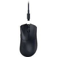 Razer DeathAdder V3 HyperSpeed - Mus - ergonomisk - högerhänt - optisk - 5 knappar - trådlös, kabelansluten - 2.4 GHz - trådlös USB-mottagare