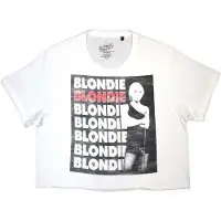 Ginza.se Blondie: Ladies Crop Top/Stacked Logo (White) (XX-Large)