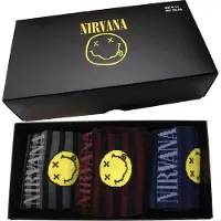 Ginza.se Nirvana: Unisex Ankle Socks Set/Smile Stripes (Multicolour) (UK Size 6 - 11)