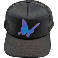 Ginza.se Post Malone: Unisex Mesh-Back Cap/Butterfly (Black) (Ex-Tour)
