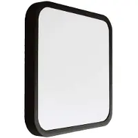 V-TAC taklampa 48W LED kvadrat 42x42cm utanpåliggande IP44 svart VT-8630B 6500K 5160lm