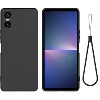 Mtp Products Sony Xperia 10 VI Liquid Silikonskal - Svart