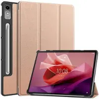 Mtp Products Lenovo Tab P12 Tri-Fold Series Smart Foliofodral - Roséguld