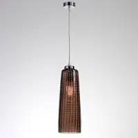 AILATI Glas pendellampa Perle, dimbar, Aluminium / grå / zink, Vardagsrum / matsal, Glas, Modern, Pendellampa