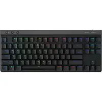Logitech G G515 - Tangentbord - LIGHTSPEED - TKL - bakgrundsbelyst - trådlös - 2.4 GHz, Bluetooth, USB - svart