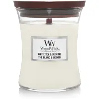 Woodwick Medium - White Tea & Jasmine