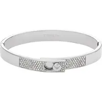 Emporio Armani Couples silverfärgat stålbangle-armband EGS3088040