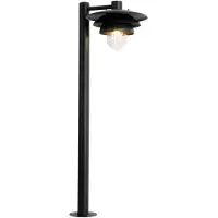 QAZQA Design utomhusstolpe svart 100 cm IP44 - Morty