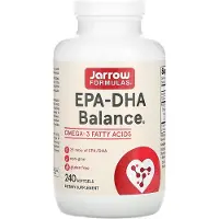 Jarrow Formulas Fiskolja Epa-Dha Balans, 240 Mjuka kapslar (1 000 mg per mjukgelkapsel)