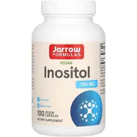 Jarrow Formulas Vegan Inositol, 750 mg, 100 Veggie Kapslar