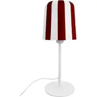 Dyberg Larsen Bordslampa , Gry, Röd, Vardagsrum, Metall, Design
