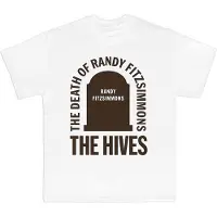 Ginza.se The Hives: Unisex T-Shirt/Randy Gravestone (White) (X-Large)