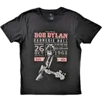 Ginza.se Bob Dylan: Unisex T-Shirt/Carnegie Hall '63 (Black) (XX-Large)