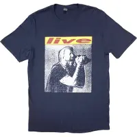 Ginza.se Post Malone: Unisex T-Shirt/Live In Concert (Navy Blue) (Back Print & Ex-Tour) (X-Large)