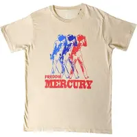 Ginza.se Freddie Mercury: Unisex T-Shirt/Multicolour Photo (Sand) (Medium)