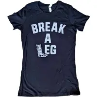 Ginza.se Foo Fighters: Ladies T-Shirt/Break A Leg (Black) (Back Print & Ex-Tour) (Large)