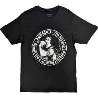 Ginza.se Bon Scott: Unisex T-Shirt/TWGRRS Circle (Black) (X-Large)