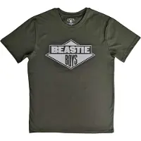 Ginza.se The Beastie Boys: Unisex T-Shirt/Black & White Logo (Green) (Medium)