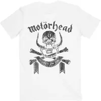 Ginza.se Motörhead: Unisex T-Shirt/March or Die (White) (Back Print) (Large)