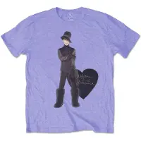 Ginza.se Prince: Unisex T-Shirt/Heart Purple (Purple) (Small)