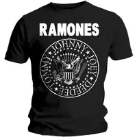 Ginza.se Ramones: Unisex T-Shirt/Presidential Seal (Black) (XXXX-Large)