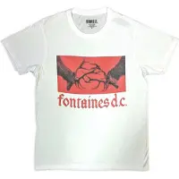 Ginza.se Fontaines D.C.: Unisex T-Shirt/Clashing Stags (White) (Small)