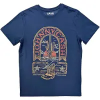 Ginza.se Johnny Cash: Unisex T-Shirt/Sunday Morning (Denim Blue) (XX-Large)