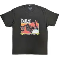Ginza.se Meat Loaf: Unisex T-Shirt/Bat Out Of Hell Rectangle (Charcoal Grey) (Medium)