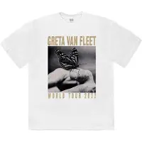Ginza.se Greta Van Fleet: Unisex T-Shirt/World Tour Butterfly (White) (XX-Large)
