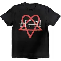 Ginza.se HIM: Unisex T-Shirt/Heartagram (Black) (Large)