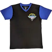 Ginza.se Van Halen: Unisex Raglan T-Shirt/1978 Tour Dates (Black & Purple) (Back Print) (Small)
