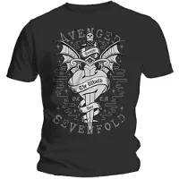 Ginza.se Avenged Sevenfold: Unisex T-Shirt/Cloak & Dagger (Black) (Small)