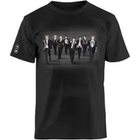 Ginza.se ATEEZ: Unisex T-Shirt/Fellowship Tour Euro Photo (Black) (Back Print & Ex-Tour) (Small)
