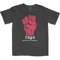 Ginza.se Rage Against The Machine: Unisex T-Shirt/Red Fist (Black) (Back Print) (X-Large)