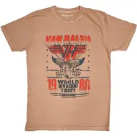 Ginza.se Van Halen: Unisex T-Shirt/World Invasion (Pink) (Distressed) (Small)
