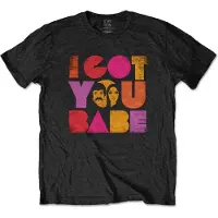 Ginza.se Sonny & Cher: Unisex T-Shirt/I Got You Babe (Black) (Small)