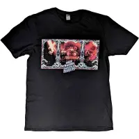 Ginza.se Nick Mason's Saucerful of Secrets: Unisex T-Shirt/Hokusai Wave European Tour 2022 (Black) (Back Print & Ex-Tour) (Small)