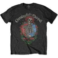 Ginza.se Grateful Dead: Unisex T-Shirt/Floral Stealie (Black) (XX-Large)