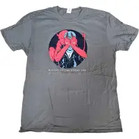 Ginza.se Queens Of The Stone Age: Unisex T-Shirt/Villains R&L 2017 (Charcoal Grey) (Back Print & Ex-Tour) (Small)