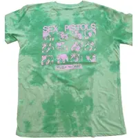 Ginza.se The Sex Pistols: Unisex T-Shirt/Pretty Vacant (Green) (Wash Collection) (Small)