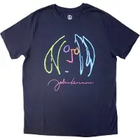 Ginza.se John Lennon: Unisex T-Shirt/Self Portrait Full Colour (Navy Blue) (Medium)