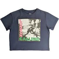 Ginza.se The Clash: Ladies Crop Top/London Calling (Navy Blue) (XX-Large)