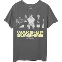 Ginza.se All Time Low: Unisex T-Shirt/Faded Wake Up Sunshine (Charcoal Grey) (Large)