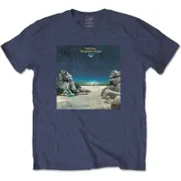 Ginza.se Yes: Unisex T-Shirt/Topographic Oceans (Navy Blue) (Small)