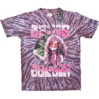 Ginza.se Janis Joplin: Unisex T-Shirt/Pink Shades (Purple) (Wash Collection) (Medium)