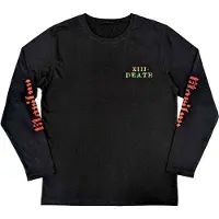 Ginza.se Marilyn Manson: Unisex Long Sleeve T-Shirt/Death (Black) (Back & Sleeve Print) (Medium)